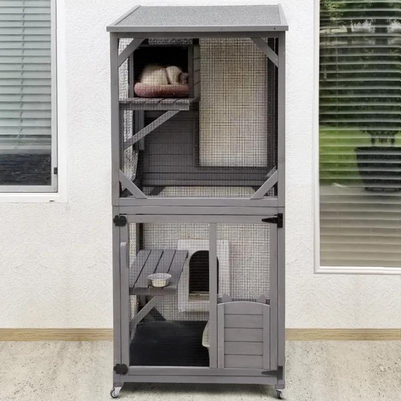Aivituvin Portable Cat Playpen
