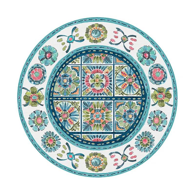 Laural Home Boho Plaza Round Tablecloth