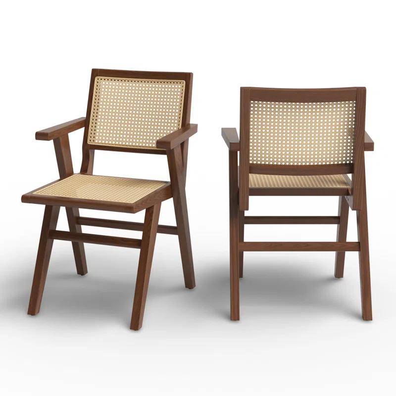 AllModern Atticus 18.10'' H Ash Armchair (Set of 2)