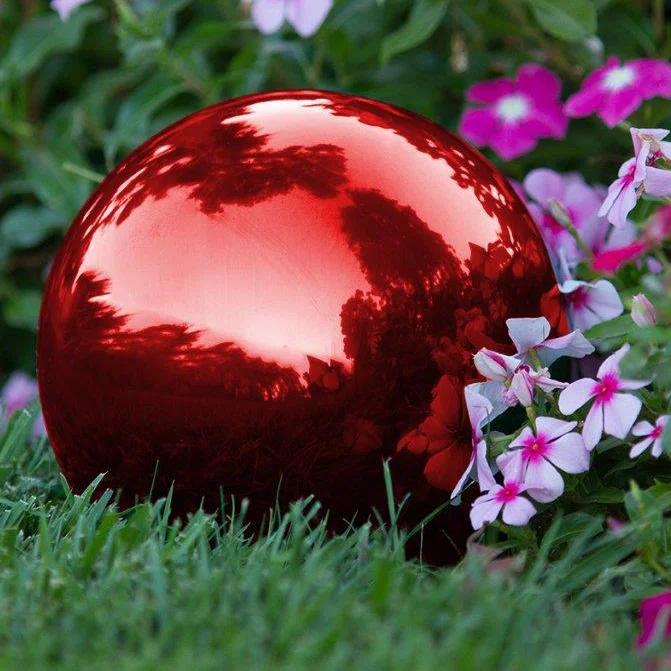 The Holiday Aisle® Champlain Metal Abstract Gazing Ball