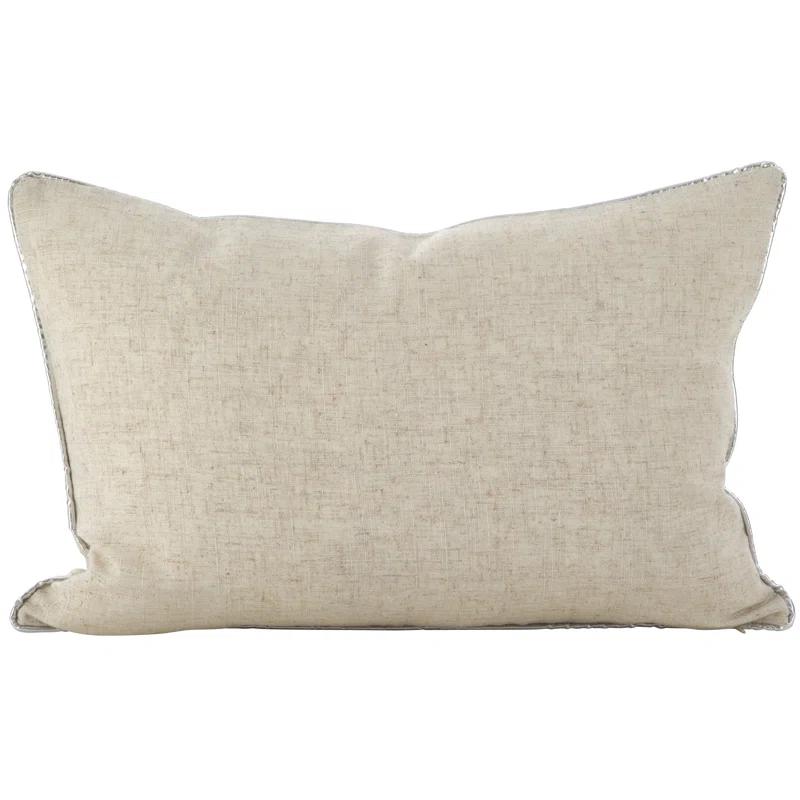Saro Holiday Tree Design Sequined Throw Pillow