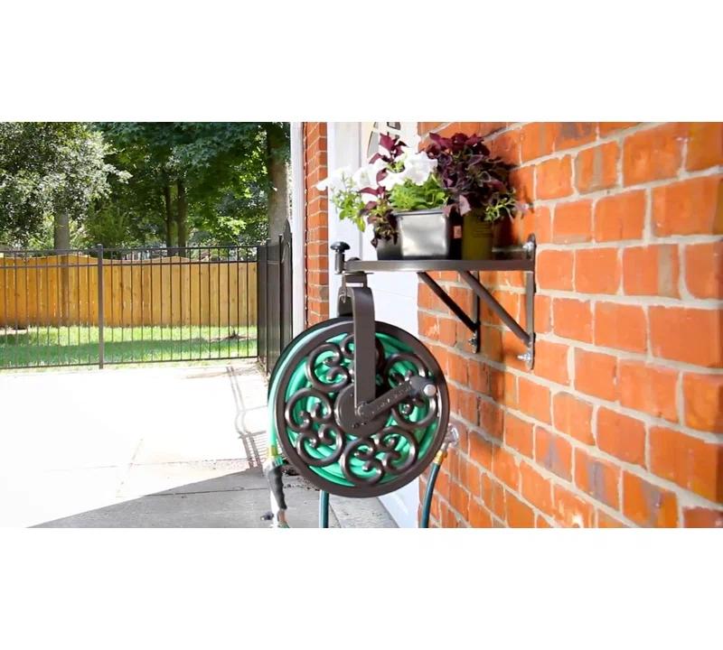 Liberty Garden Steel Wall Hose Reel