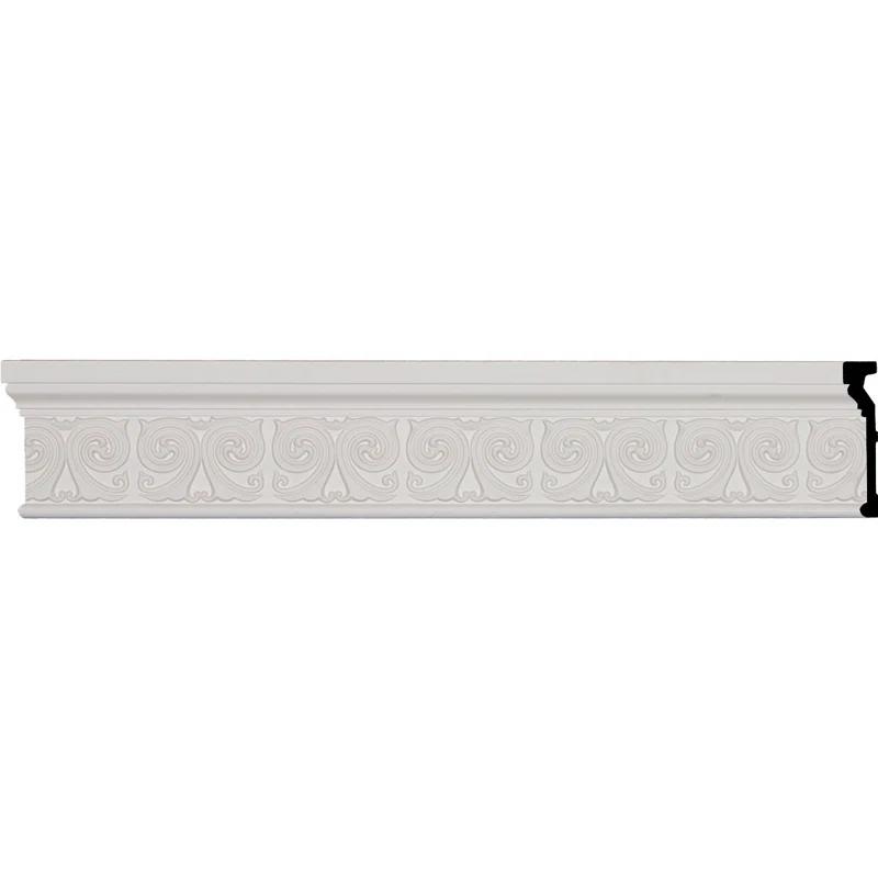 Ekena Millwork Ralston 4.63'' H x 95.88'' W x 1'' D Urethane Chair Rail