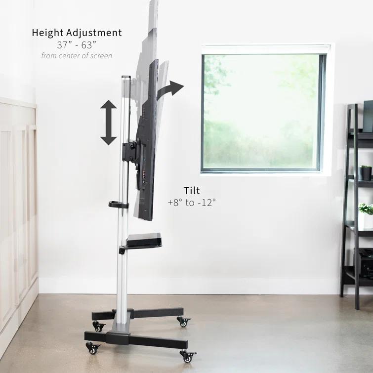Vivo Heavy Duty TV Cart for 32" to 83" Screens, STAND-TV09