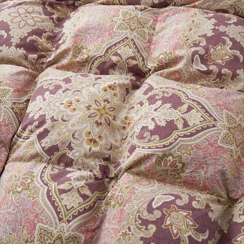 Lark Manor™ All Season Paisley Floral Printed Vintage Goose Feather Down Comforter