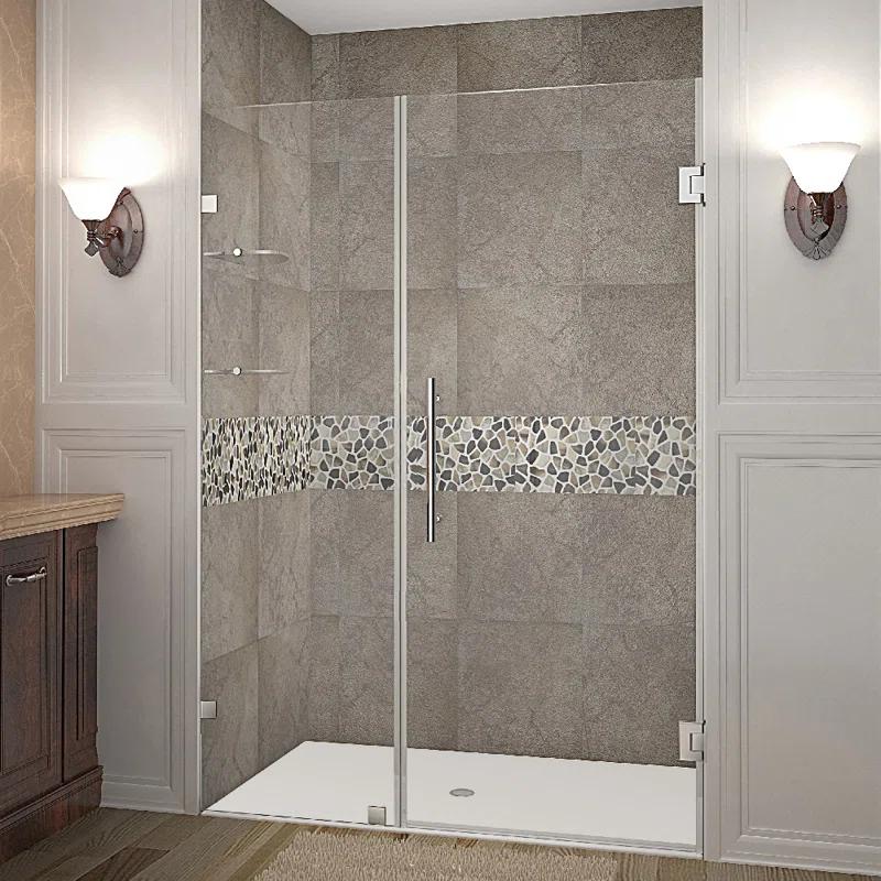 Nautis GS Hinged Frameless Shower Door