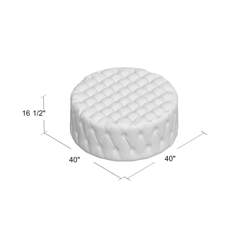 Modway Modway Copper Grove Harrison Blue Amour Fabric Ottoman