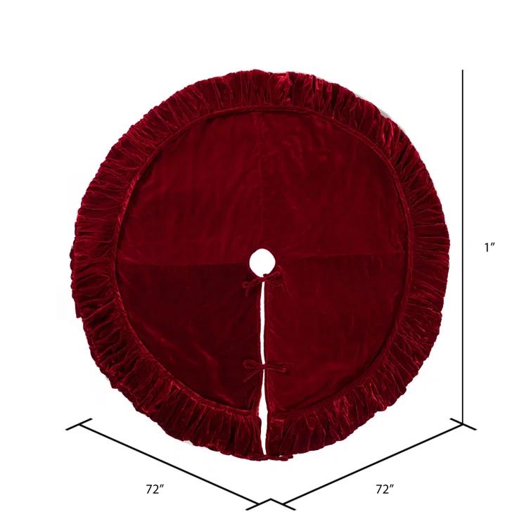 Hubbert Plush Velvet Christmas Textile Collection