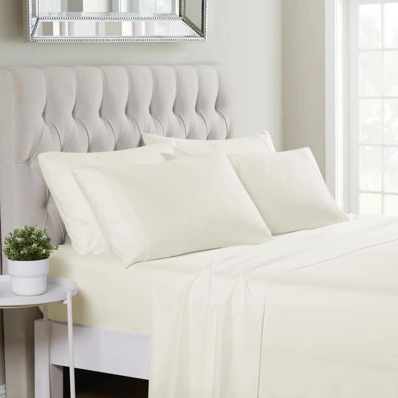 Sweet Home Collection Luxurious Soft Microfiber Sheet Set with Bonus Pillowcases