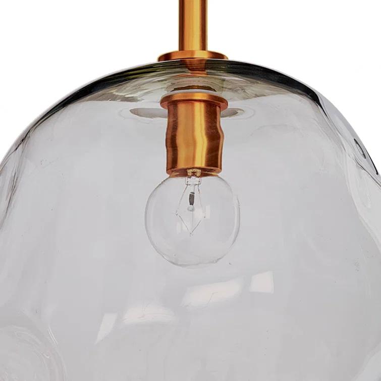 Regina Andrew Molten Pendant with Smoke Glass