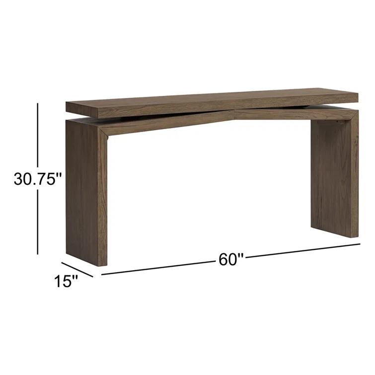Four Hands Matthes 78.75" Solid Wood Console Table & Reviews | Perigold