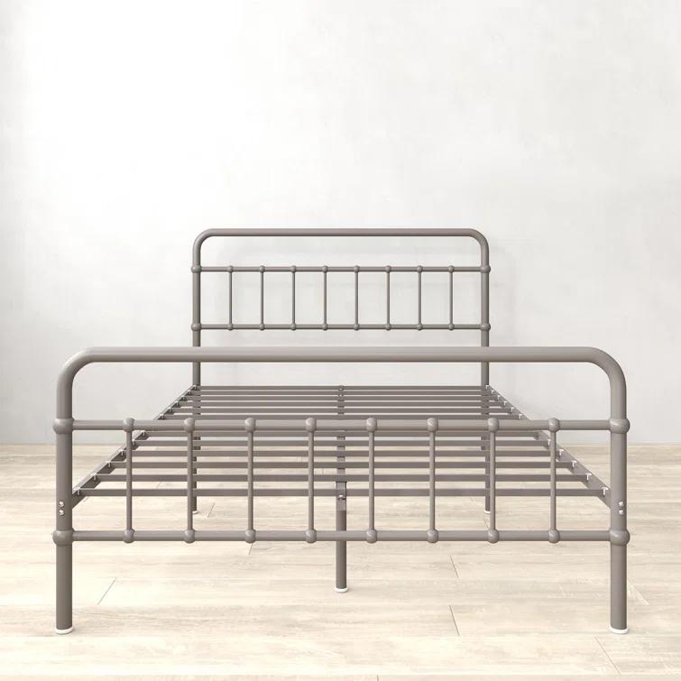 Zinus Florence 42" Modern Farmhouse Metal Platform Bed