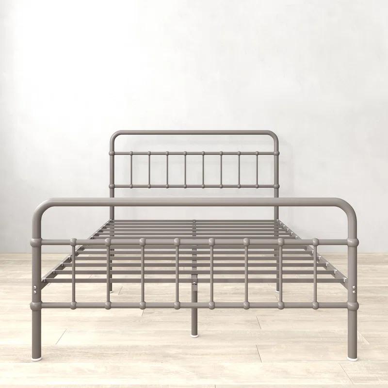 Zinus Florence 42" Modern Farmhouse Metal Platform Bed