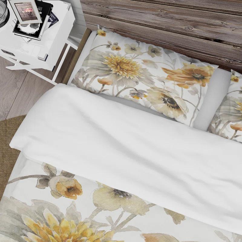 Design Art Farmhouse / Country No Floral Duvet Cover Set