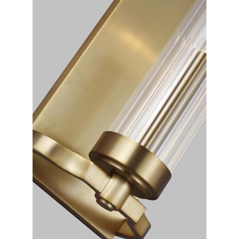 Everly Quinn Steel Corner Wall Light