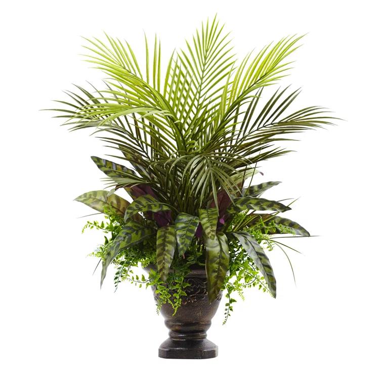 Fleur De Lis Living 27'' Faux Fern Plant in Planter