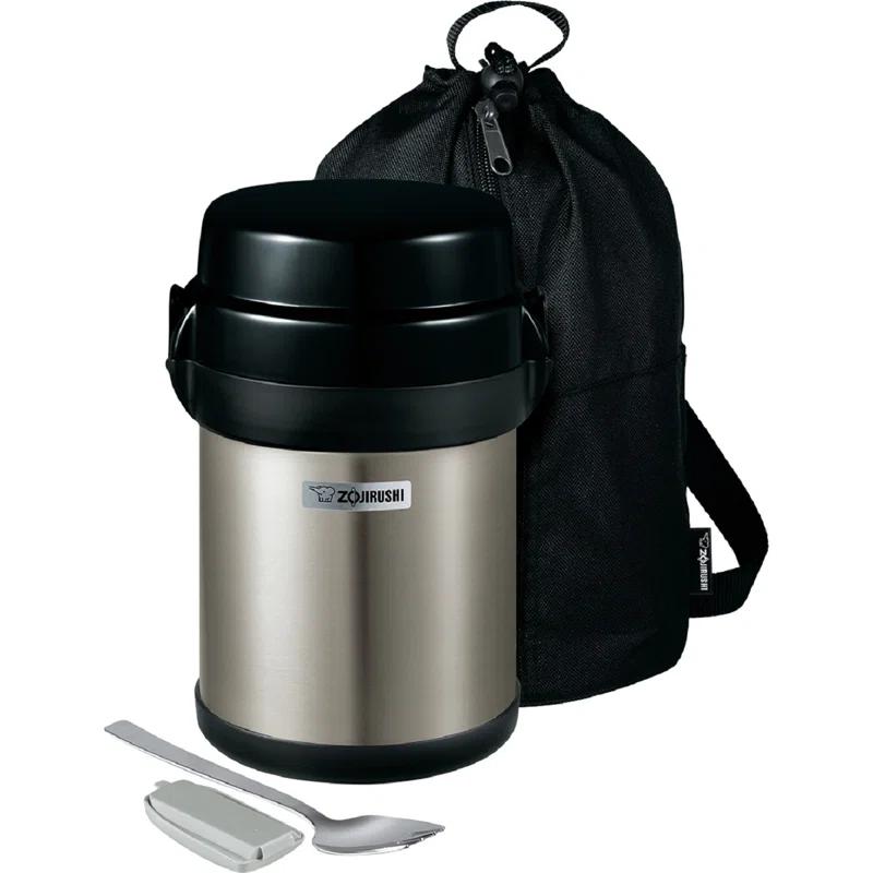 Zojirushi Mr. Bento® Stainless Steel 4 Container Food Storage Set