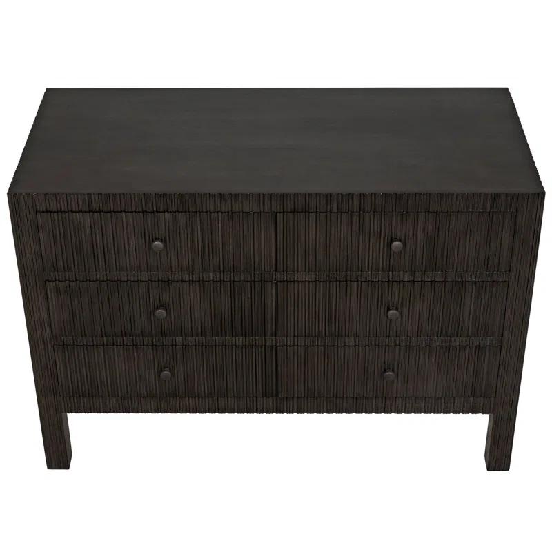Bellinger 6-Drawer Dresser - Dark Brown