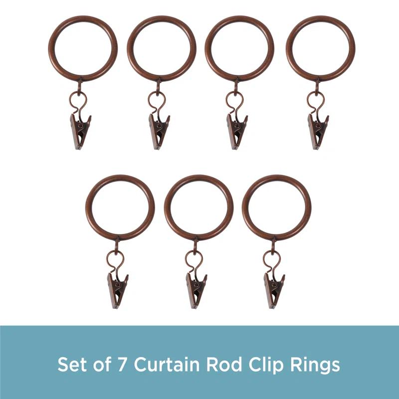 Kenney Kenney Clip Rings for 1" Diameter Curtain Rods
