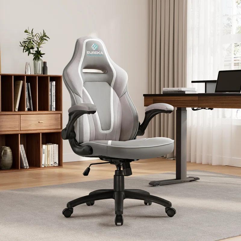 Ivy Bronx Ergonomic Racing Pu Leather Gaming Chair