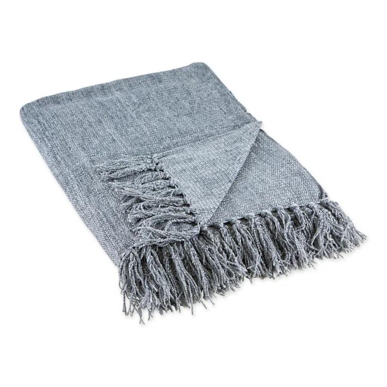 Design Imports Hand Woven Throw Blanket