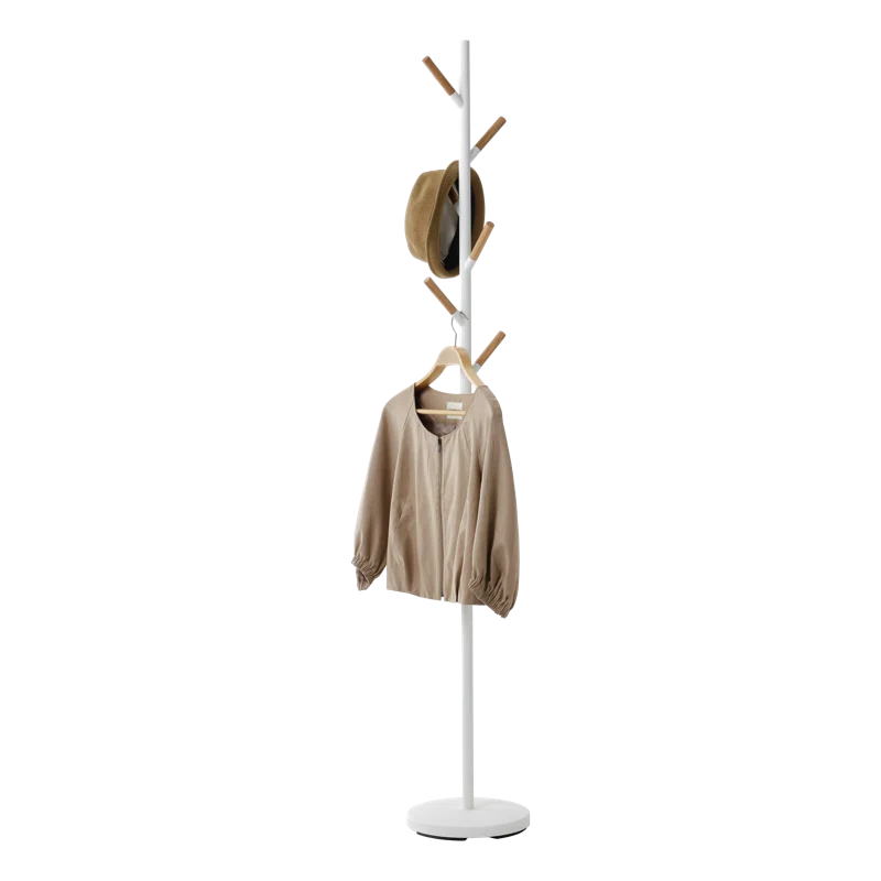 Yamazaki Home Coat Hanger, Steel, Weighted Base