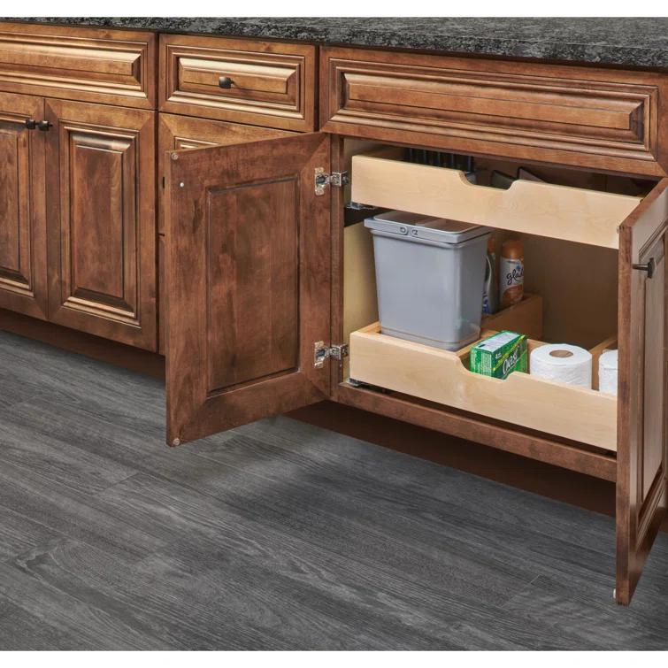 Rev-A-Shelf Rev-A-Shelf Wood Vanity Sink Cabinet Pull Out Organizer