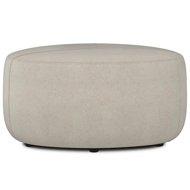 Simpli Home Moore Upholstered Ottoman