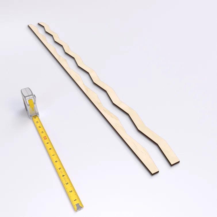 Ekena Millwork Eastport Adjustable Wood Decorative Slat Wall Panel Kit