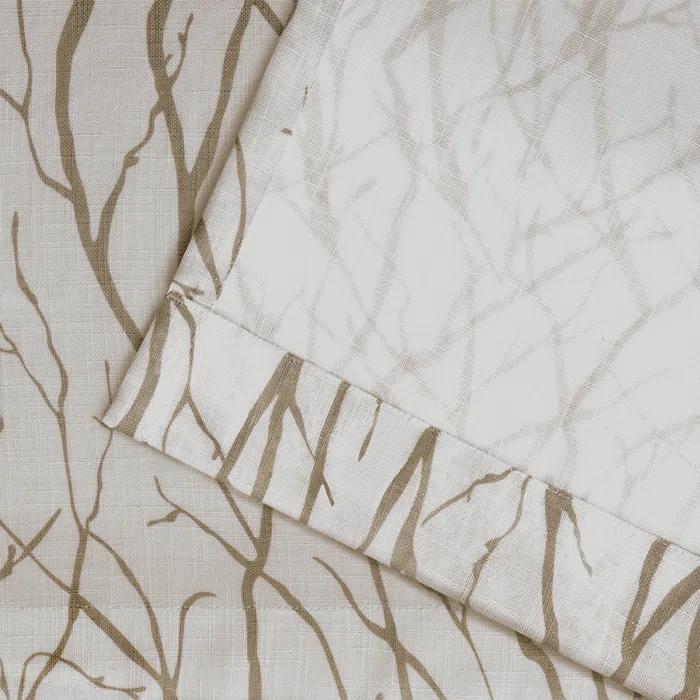 Winston Porter Leija Floral Sheer Grommet Curtain Panels & Reviews | Wayfair