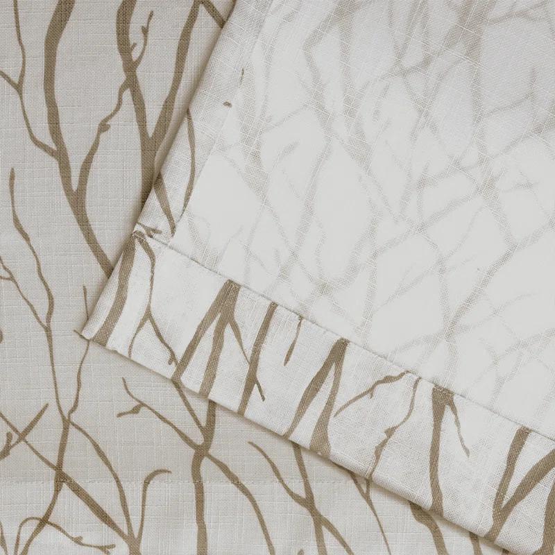 Winston Porter Leija Floral Sheer Grommet Curtain Panels & Reviews | Wayfair