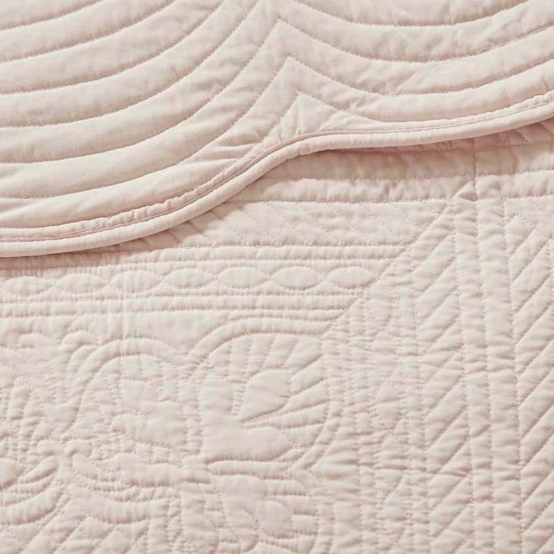 Madison Park Tuscany Scalloped Edge Quilt Set