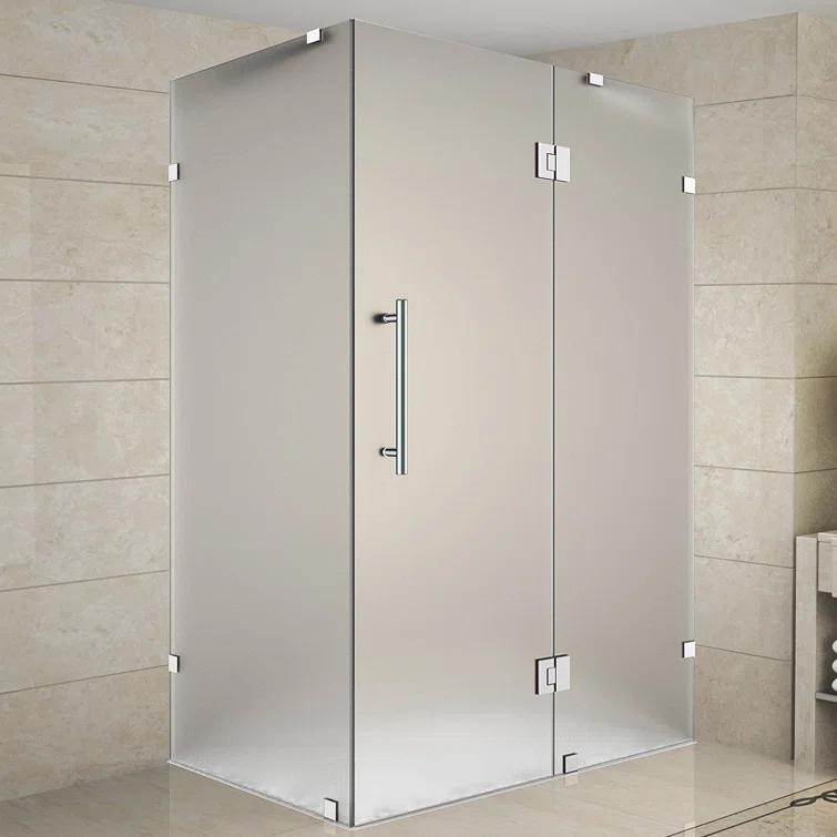 Aston Avalux 32" x 72" Rectangle Hinged Shower Enclosure SEN987F-CH-3236-10