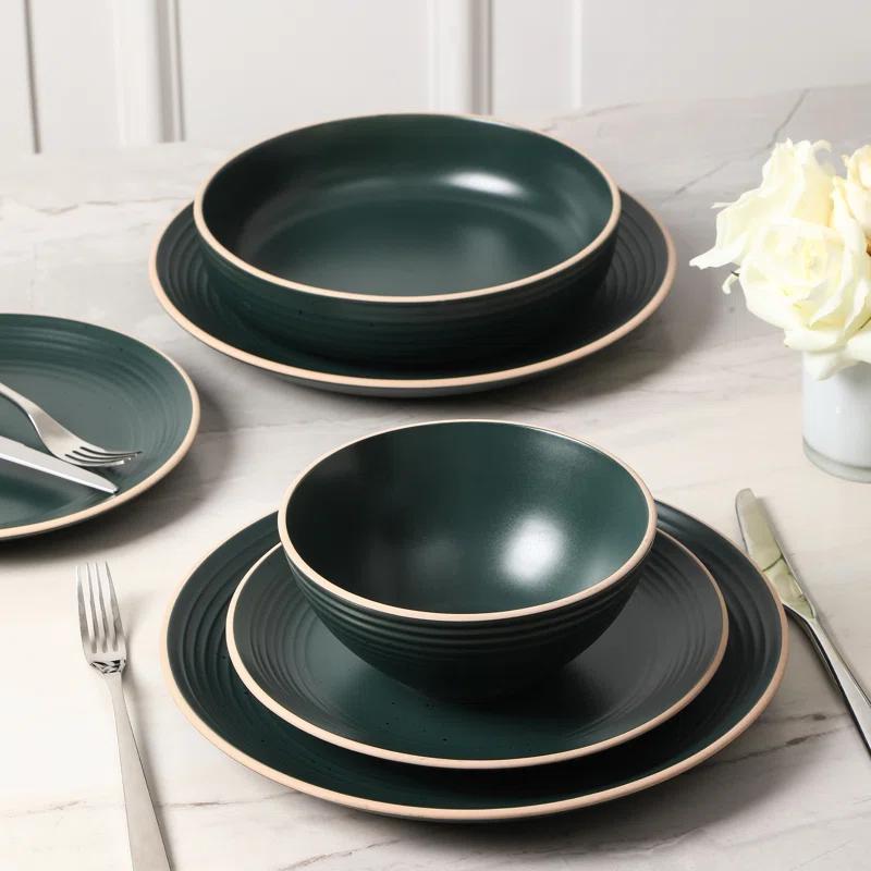 Stone Lain Lauren 16-Piece Dinnerware Set Stoneware