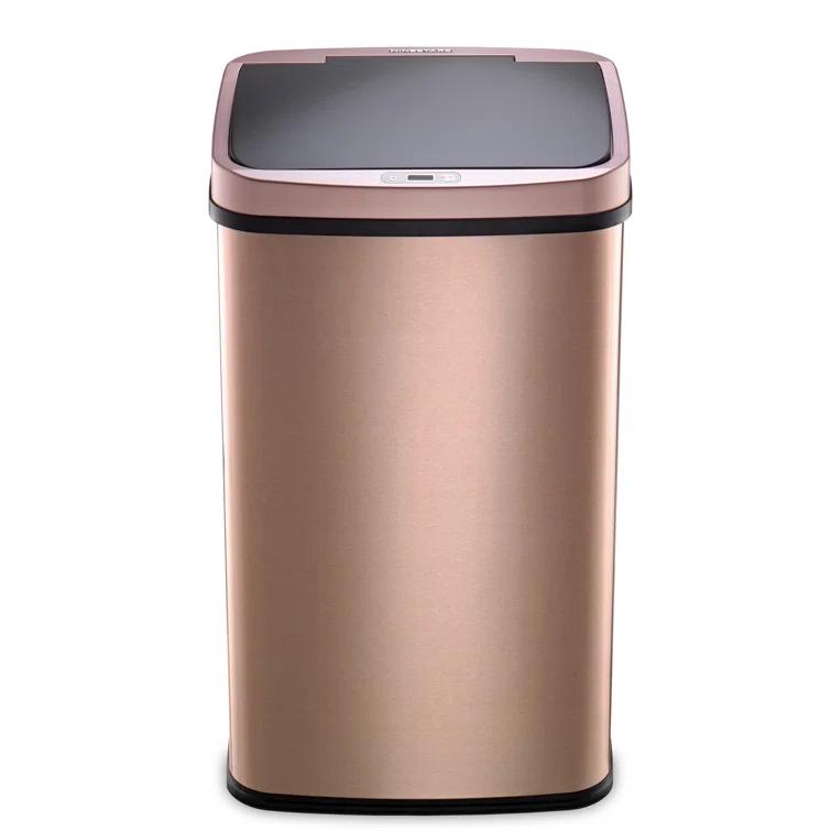 Nine Stars 13.2 Gallon Stainless Steel Motion Sensor Trash Can
