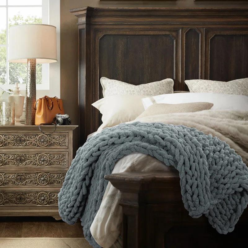 Donna Sharp Chenille Knitted Chenille Throw