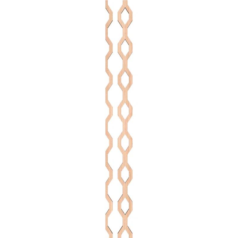 Wabash Adjustable Wood Decorative Slat Wall Panel Kit