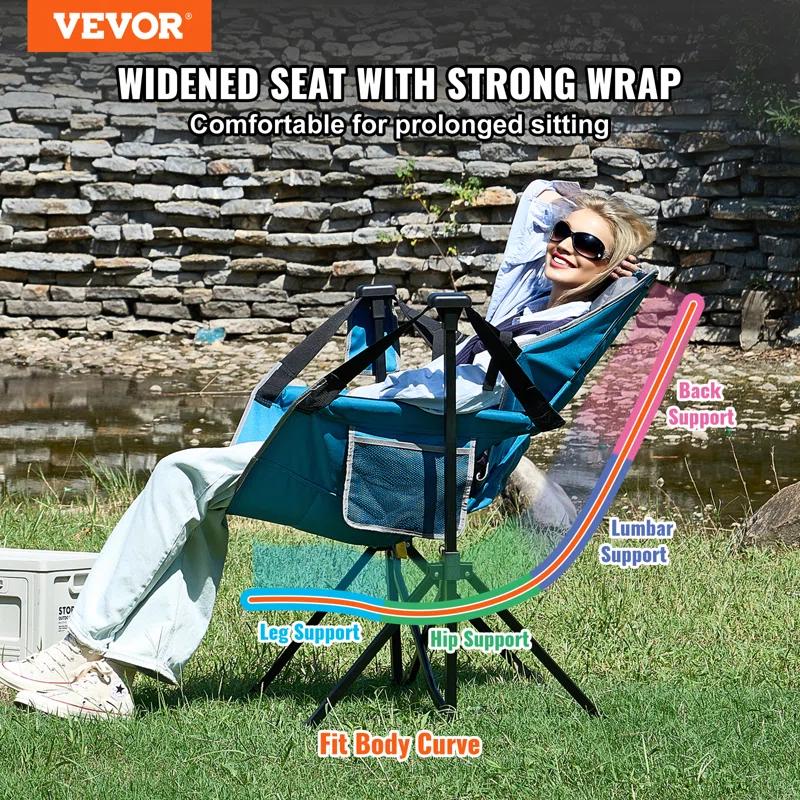 Rosecliff Heights Camping Chair Hammock Chair 300 lbs Load Capacity Hammock Folding Chair | Wayfair