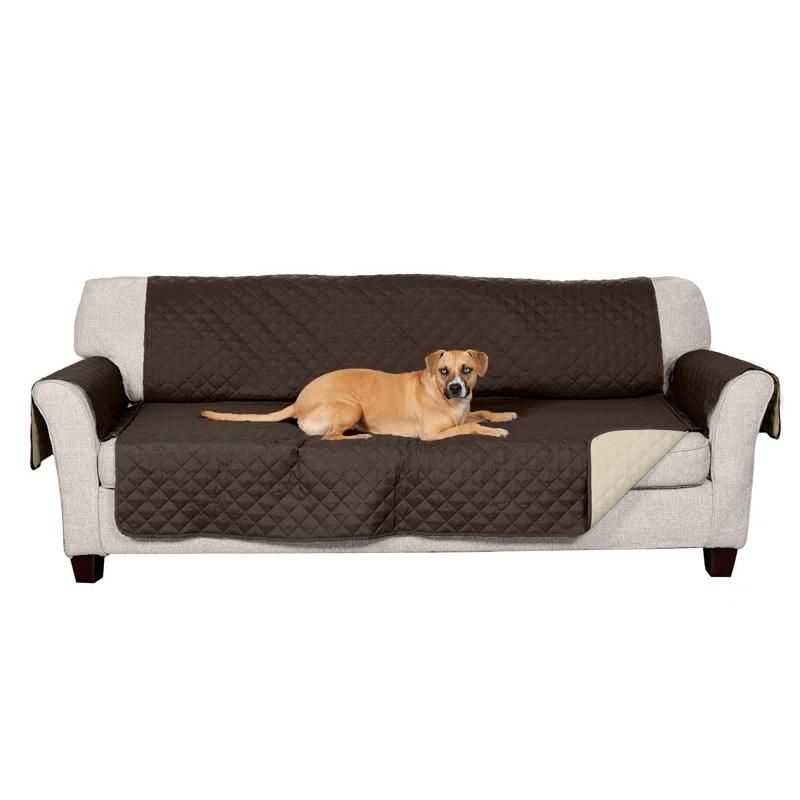 FurHaven Reversible Water-Resistant Small Sofa Loveseat Cover Furniture Protector