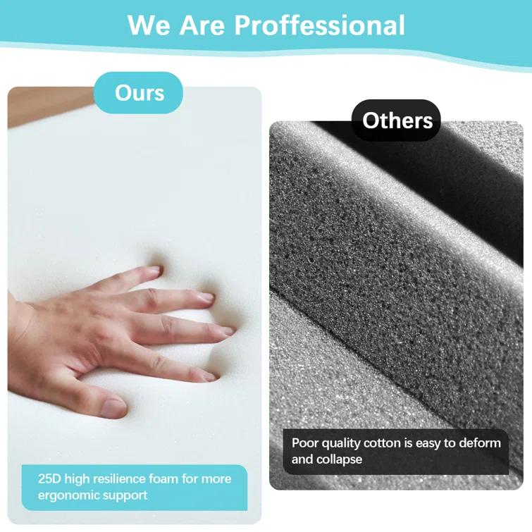 Latitude Run® Modern Sleeper Convertible Chair Adjustable Backrest Small Couch Bed For Living Room/Small Apartment