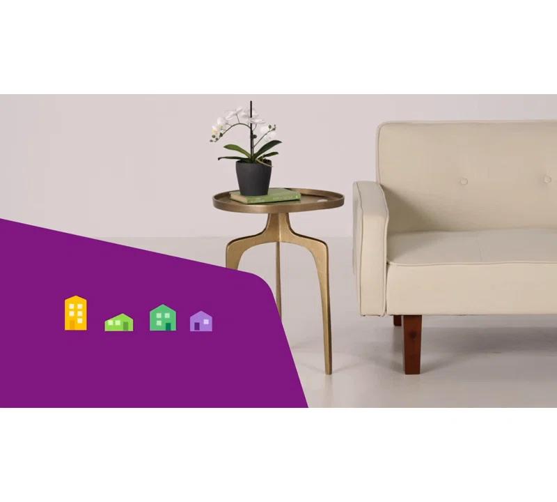 Tray Top 3 Legs End Table
