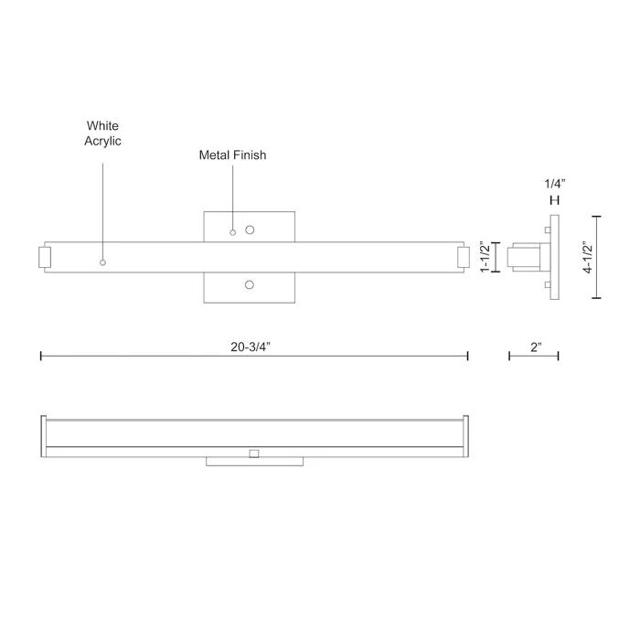 Kuzco Lighting Latitude Dimmable LED Bath Bar
