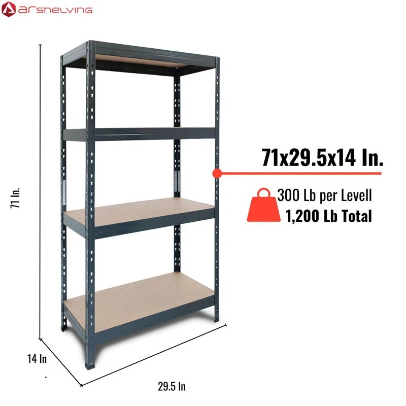 AR Shelving Industrial Design Durable Stylish for Home, Office and Garage