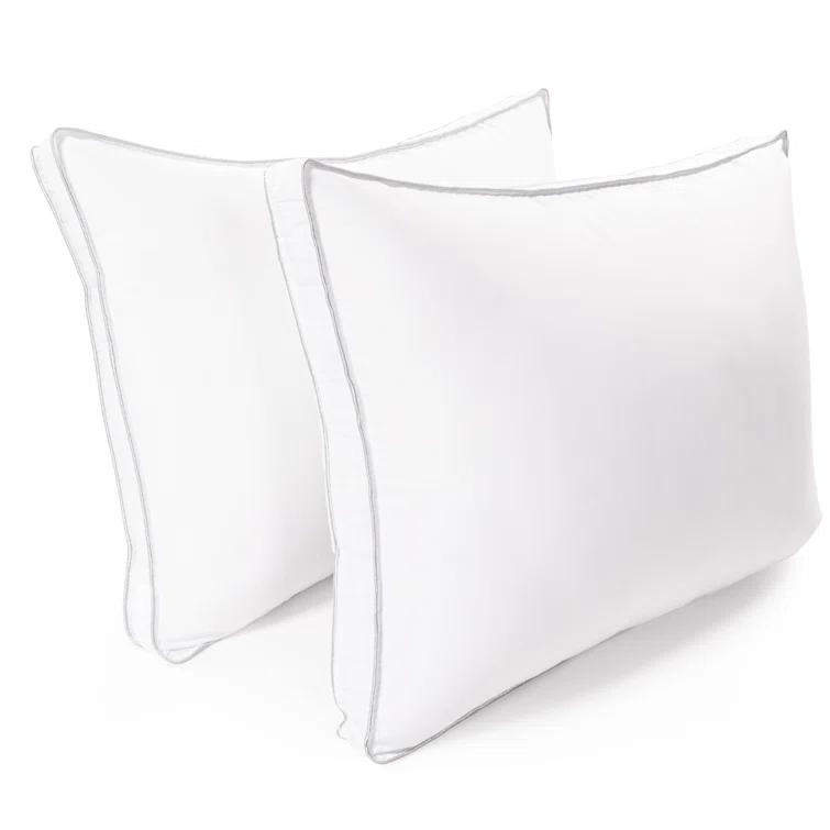 Wayfair Sleep™ Polyester Hypoallergenic Gusset Medium Support Pillow (Set of 2)