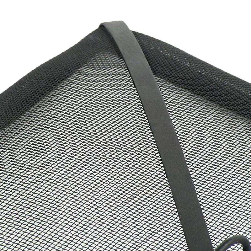 SunnyDaze Decor Square Steel Mesh Black Fire Pit Spark Screen Cover