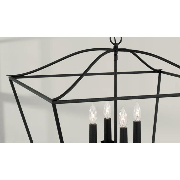 Capital Lighting Grady 4 - Light Dimmable Lantern Square / Rectangle Chandelier