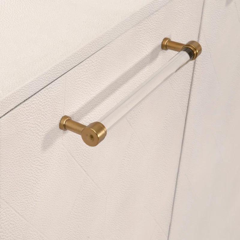Gracie Oaks Braedawn Sonia Shagreen Media Sideboard