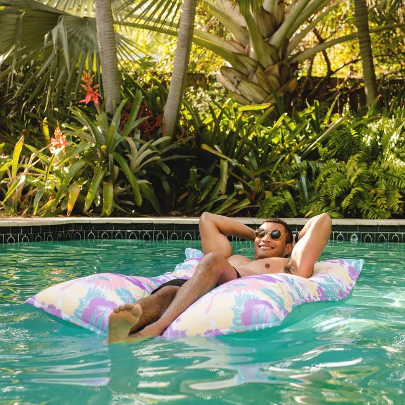 Big Joe Big Joe Lagoon Lounger Pool Float, No Inflation Needed
