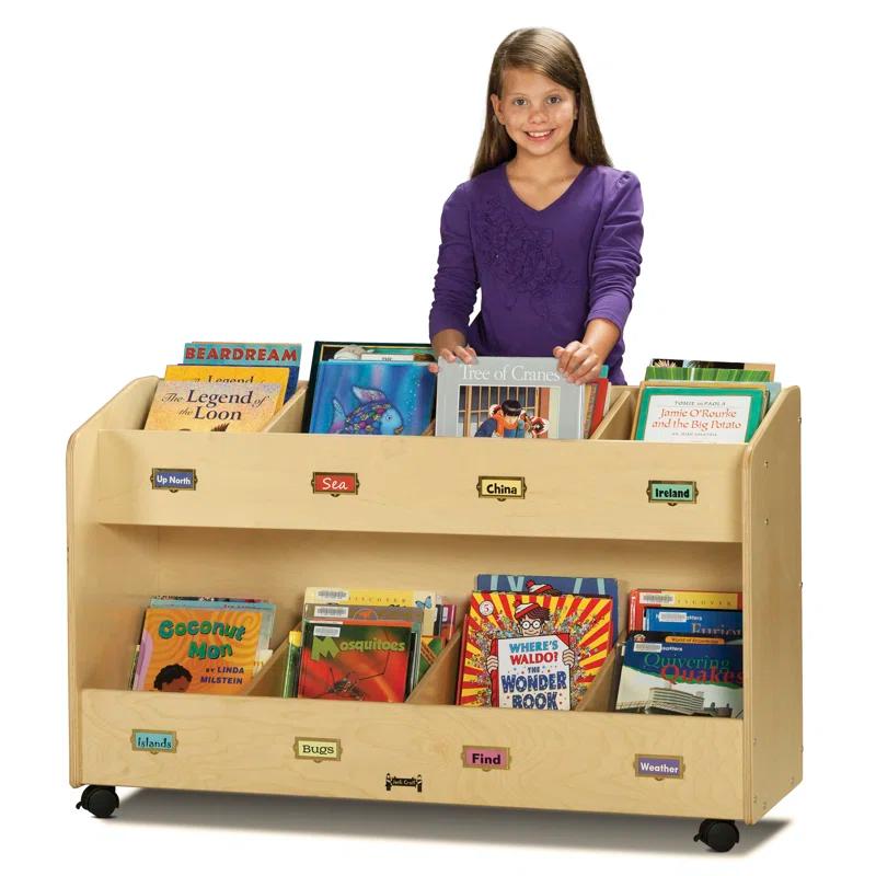Jonti-Craft Jonti-Craft® Mobile 8-Section Book Organizer