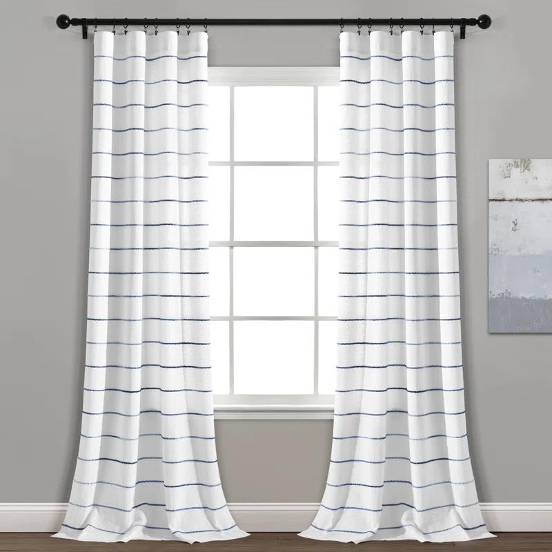 Reyna Semi Sheer Curtain Pair (Set of 2)